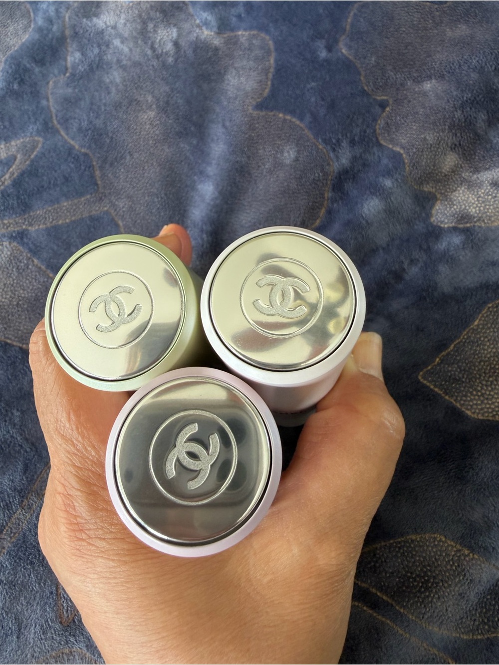100% GuranteedAuthentic CHANEL Chance Trio Rollerballs — Pink, Pearl, Mint Green - Picture 6 of 15